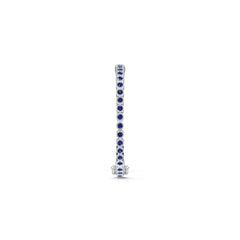 Sterling Silver Moissanite or Sapphire Bracelet Round RD 3x3mm