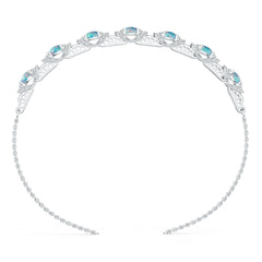 Sterling Silver Opal Moissanite or Sapphire Bracelet Round RD 5x5mm
