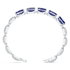 Sterling Silver Moissanite or Sapphire Bracelet Emerald OCT 12X10mm