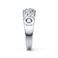 Sterling Silver Floral Ring Nature-Inspired Solid