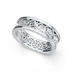 Sterling Silver Celtic Filigree Band Ring