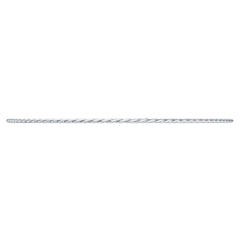 Sterling Silver Royal Blue Sapphire Chain Necklace Round RD 1.0mm