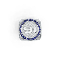 Men's Customizable Sterling Silver Champion Ring - Personalized Ring of Honor for Champions