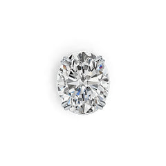 Sterling Silver Moissanite Pendant Necklace  Oval OV 12X10mm Halo