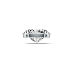 Sterling Silver Moissanite Pendant Necklace  Oval OV 12X10mm Halo