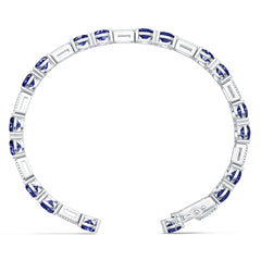 Sterling Silver Moissanite or Sapphire Bracelet Round RD 6x6mm
