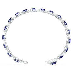 Sterling Silver Moissanite Bracelet Oval OV 8X6mm