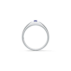 Men's Platinum CVD Diamond Ring Oval OV 6X4mm Halo
