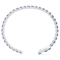 Sterling Silver Royal Blue Sapphire Moissanite or Sapphire Bracelet Pear PE 4X3mm