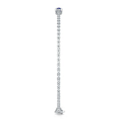 Sterling Silver Moissanite or Sapphire Bracelet Marquise MQ 10X5mm