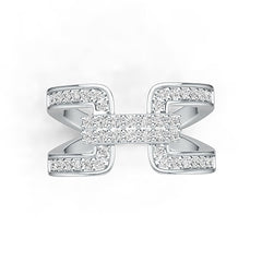 10K Gold Diamond Ring Round RD 1.5mm