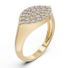 Sterling Silver Moissanite Ring