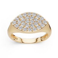 Sterling Silver Moissanite Ring
