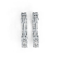 Sterling Silver Semi Mount Earrings Setting Oval OV 5X4mm DHJ