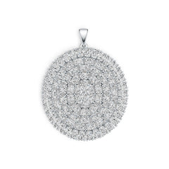 Sterling Silver Semi Mount Pendant Setting Oval OV 4X3mm DHJ