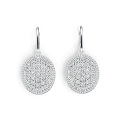 Sterling Silver Semi Mount Earrings Setting Round RD 2.6x2.6mm DHJ