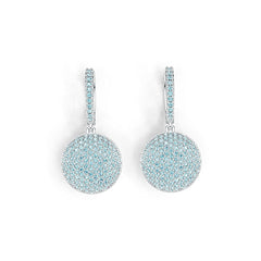 Sterling Silver Semi Mount Earrings Setting Round RD 1.3mm DHJ