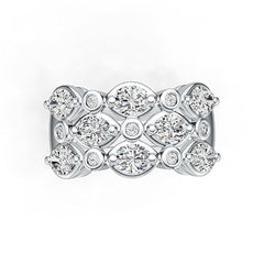 Sterling Silver Semi Mount Ring Setting Oval OV 4X3mm DHJ
