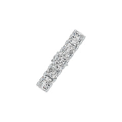 Sterling Silver Semi Mount Ring Setting Pear PE 6X4mm with White Topaz Syzjewelry