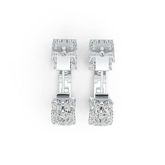 Sterling Silver Semi Mount Earrings Setting Oval OV 5X3mm - Syzjewelry