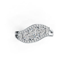 Sterling Silver Semi Mount Ring Setting Oval OV 7X5mm OV 5X4mm DHJ