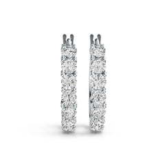 Sterling Silver Semi Mount Earrings Setting Round RD 4x4mm DHJ