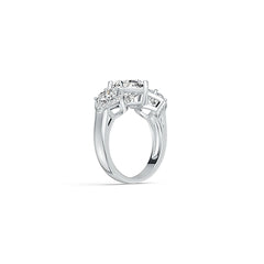Sterling Silver Semi Mount Ring Setting Pear PE 10X8mm CU 5X5mm - Syzjewelry