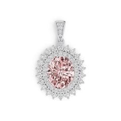 Sterling Silver Semi Mount Pendant Setting Oval OV 11X9mm Syzjewelry