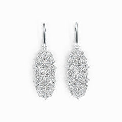 Sterling Silver Semi Mount Earrings Setting Pear PE 5x4mm DHJ