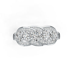 Sterling Silver Semi Mount Ring Setting Oval OV 5X4mm DHJ