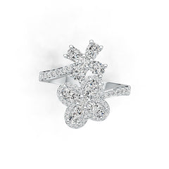 Sterling Silver Semi Mount Ring Setting Oval OV 5x3mm DHJ