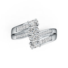 Sterling Silver Semi Mount Ring Setting Oval OV 5x3mm DHJ