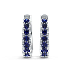 Sterling Silver Moissanite Earrings Round RD 3x3mm