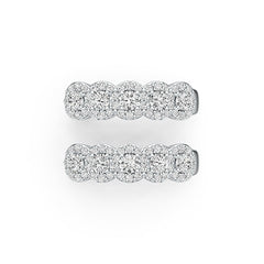 Sterling Silver Semi Mount Earrings Setting Round RD 3x3mm - Syzjewelry