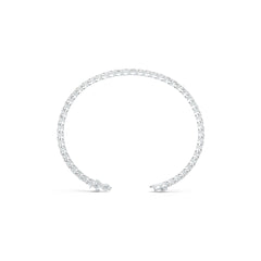 Sterling Silver Semi Mount Tennis Bracelet Setting Round RD 4x4mm Syzjewelry