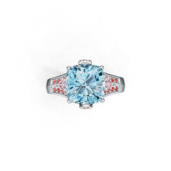 Sterling Silver Semi Mount Ring Setting Cushion CU 10X10MM DHJ