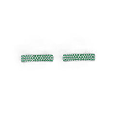 Sterling Silver Semi Mount Earrings Setting Round RD 1.25mm DHJ