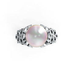Sterling Silver Semi Mount Ring Setting Round RD 10.5mm DHJ