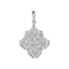Sterling Silver Semi Mount Pendant Setting Pear PE 4X3mm PE 5X3mm DHJ