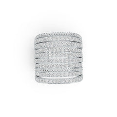 Sterling Silver Semi Mount Ring Setting Round RD 1.8mm DHJ