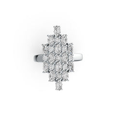 Sterling Silver Semi Mount Ring Setting Oval OV 5x3mm DHJ