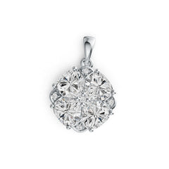 Sterling Silver Semi Mount Pendant Setting Heart HT 7X7mm DHJ
