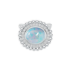 Sterling Silver Semi Mount Pendant Setting Oval OV 11X9mm Cabochon - Syzjewelry
