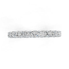 Sterling Silver Semi Mount Ring Setting Oval OV 4X3mm Eternity Band Ring DHJ