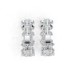 Sterling Silver Semi Mount Earrings Setting Oval OV 5X3mm - Syzjewelry