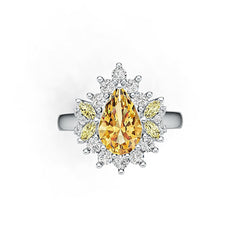 Sterling Silver Semi Mount Ring Setting Round RD Center‰∏ªÁü≥mm DHJ