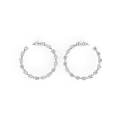 Sterling Silver Semi Mount Earrings Setting Pear PE 5X3mm DHJ