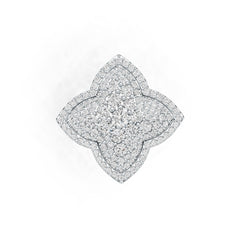 Sterling Silver Semi Mount Ring Setting Round RD 3.5mm DHJ
