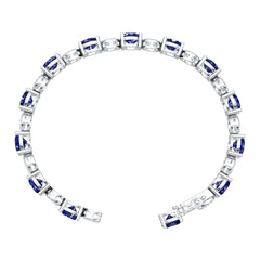 Sterling Silver Semi Mount Bracelet Setting Round RD 7x7mm DHJ