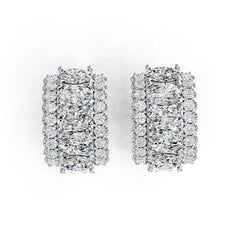 Sterling Silver Semi Mount Earrings Setting Oval OV 6x4mm Syzjewelry